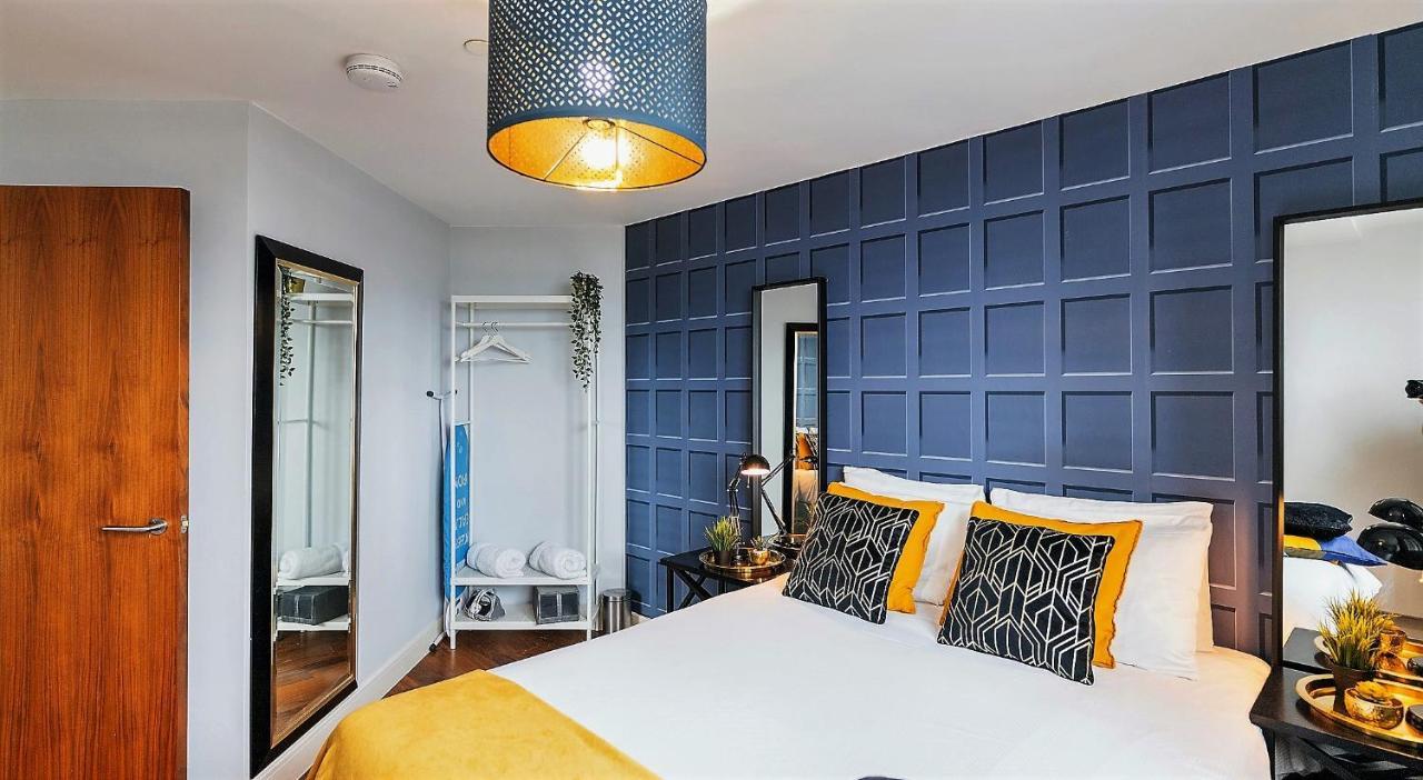 Luxury 9Ine Broad Street Apartments, Beautiful City View, Public Parking, Birmingham Exterior foto
