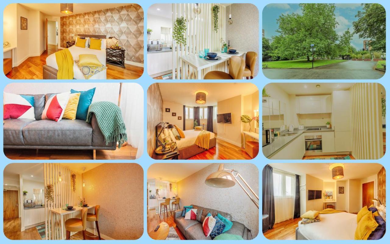 Luxury 9Ine Broad Street Apartments, Beautiful City View, Public Parking, Birmingham Exterior foto